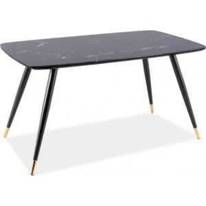 Cyril eettafel 140 cm - Zwart