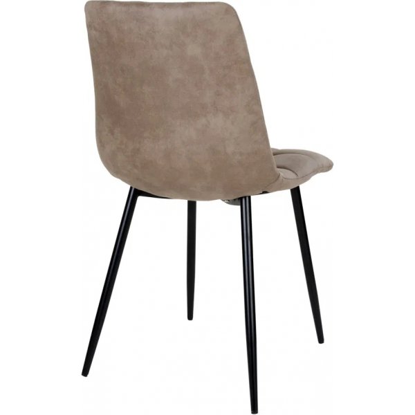 Vojens matgrupp - Brun/vit + 4.00 x Stolsdyna