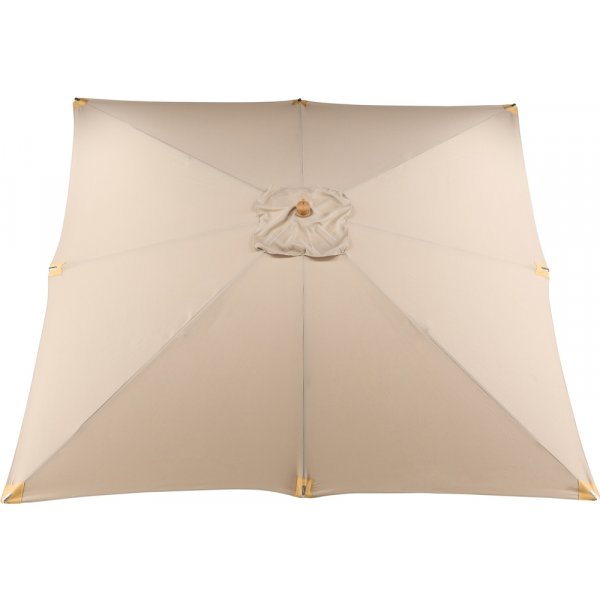 Naxos parasoll 300 x 300 cm - Brun/Natur Naxos parasoll 300 x 300 cm - Brun/Natur