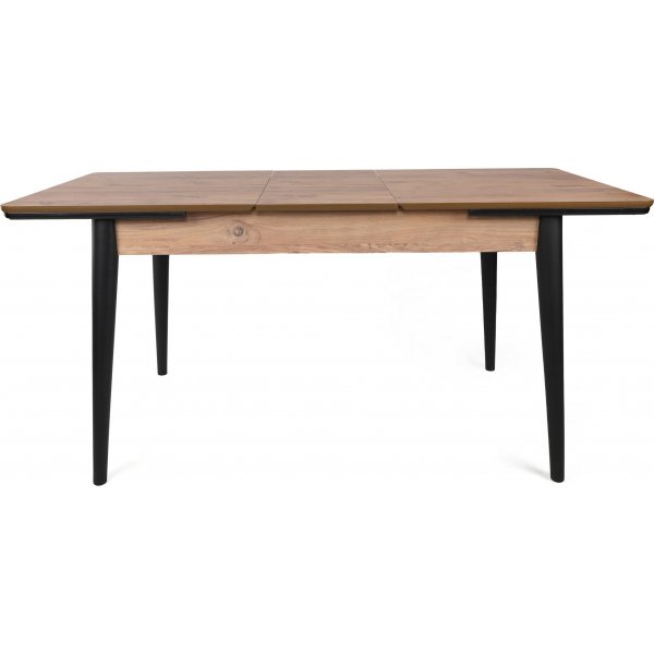 Table à manger Sigma 130-166 x 80 cm - Noyer/noir Table à manger Sigma 130-166 x 80 cm - Noyer/noir