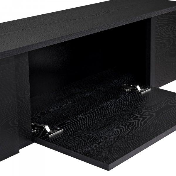 TV-b�nk Orost 180 cm - Wood black/svart