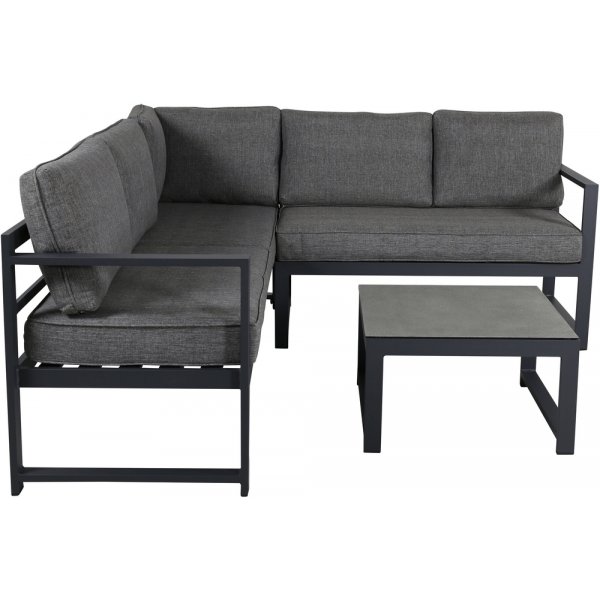 Salvador hörnsoffgrupp - Svart/grå Salvador hörnsoffgrupp - Svart/grå