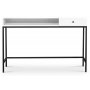 Stilo V.2 Skrivbord med lda 120 cm Vit/Svart