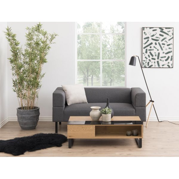 Azalea salontafel 110 x 60 cm - Eiken/zwart