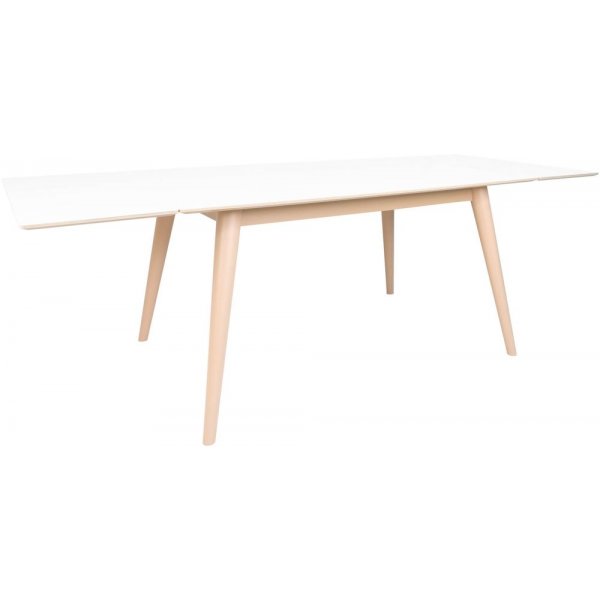 Copenhagen Matbord - Vit/natur - 150/230x95 Copenhagen Matbord - Vit/natur - 150/230x95