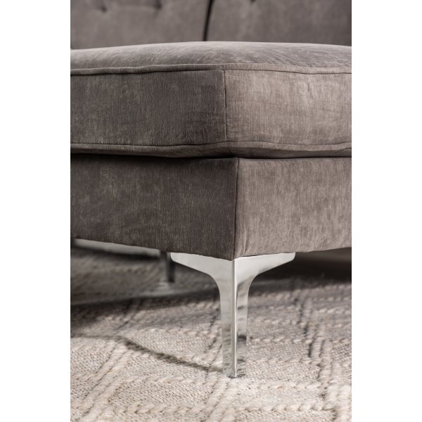 Canapé divan Remis - Gris foncé Canapé divan Remis - Gris foncé