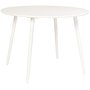 Carisma runt matbord 110 cm hgtryckslaminat - Vit