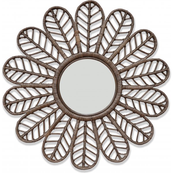 Pauwbruine ronde spiegel Ø90 cm Pauwbruine ronde spiegel Ø90 cm