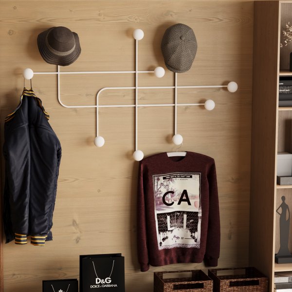 Samara kldhngare - Vit