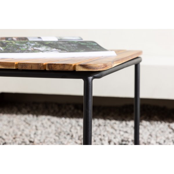 Table basse Penh 100 x 65 cm - Acacia/noir Table basse Penh 100 x 65 cm - Acacia/noir