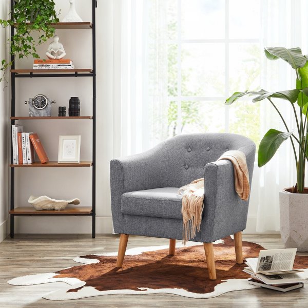 Fauteuil Cyrus - Gris Fauteuil Cyrus - Gris