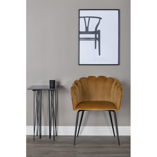 Halmstad karmstol - Gul Halmstad karmstol - Gul