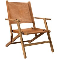 Porto regissör-stol - Konjak / Teak Porto regissör-stol - Konjak / Teak