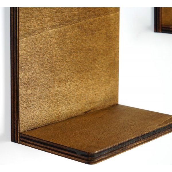 Rafa wandplank 261 Walnoot