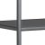 Seaford bokhylla 77x185 cm - Ask/svart