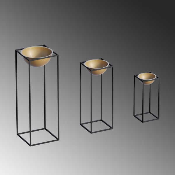 Pot Plato 19 - Noir/or Pot Plato 19 - Noir/or