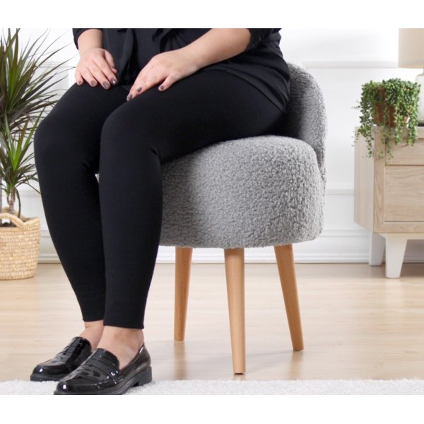 Pouf Rufmee - Gris Pouf Rufmee - Gris