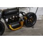 Vector biker motorcykel barbord/bardisk - Svart/guldig