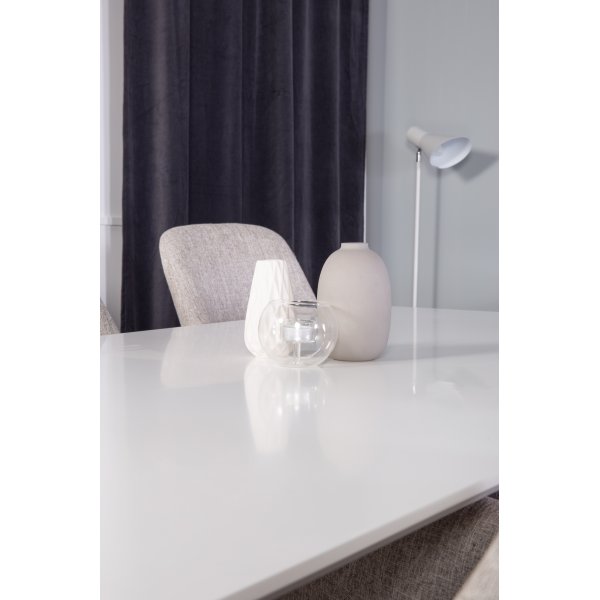 Table  manger Piazza 180 x 90 cm - Blanc/aspect chne