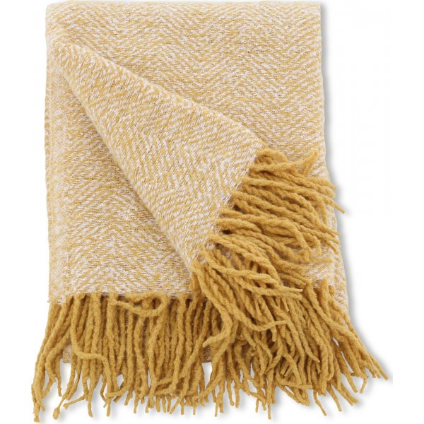 Plaid chin 130x170 cm - Jaune