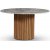 Sumo matbord i marmor 130 cm - Oljad ek / grbeige marmor