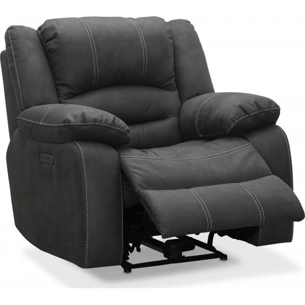 Reclinerfåtölj elektrisk grå - Kensington Reclinerfåtölj elektrisk grå - Kensington