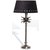 Palmblad Bordslampa 39 cm - Old Silver