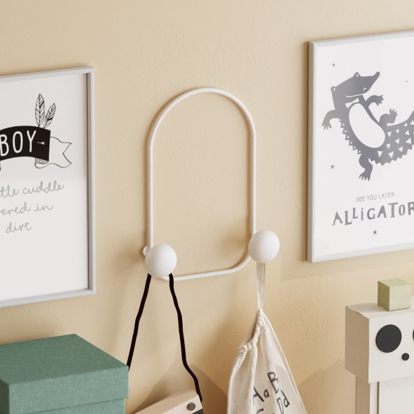 Frog klädhängare - Vit Frog klädhängare - Vit