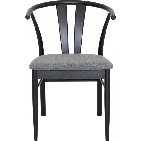 Chaise de salle  manger Jive - Gris/noir