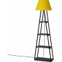 Pal golvlampa - Antracit/gul