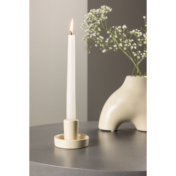 Ceco ljusstake - Beige/Svart Ceco ljusstake - Beige/Svart