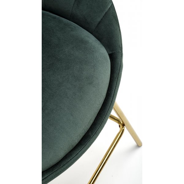 Tabouret de bar Pelican 112 - Vert foncé/or Tabouret de bar Pelican 112 - Vert foncé/or