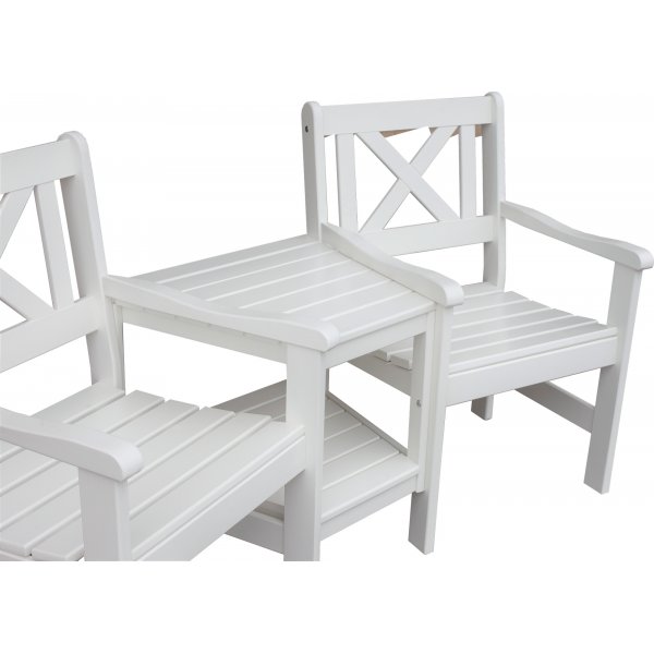 Europa tuinmeubelen - Loveseat - Wit
