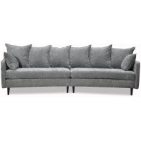 Gotland 4-sits svängd soffa 301 cm - Oxford mörkgrå Gotland 4-sits svängd soffa 301 cm - Oxford mörkgrå