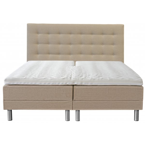 Comfortabel verstelbaar tweepersoonsbed met hoofdeinde - Elke kleur en breedte