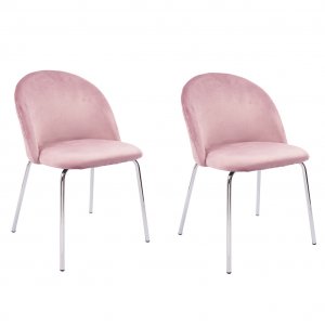 Stol i rosa sammet - Plaza + Textilskydd för möbler Stol i rosa sammet - Plaza + Textilskydd för möbler