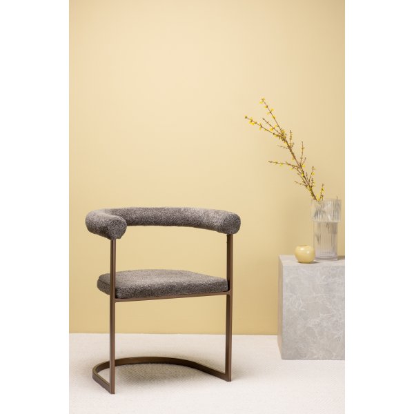 Morning dining stoel - Bruine boucl