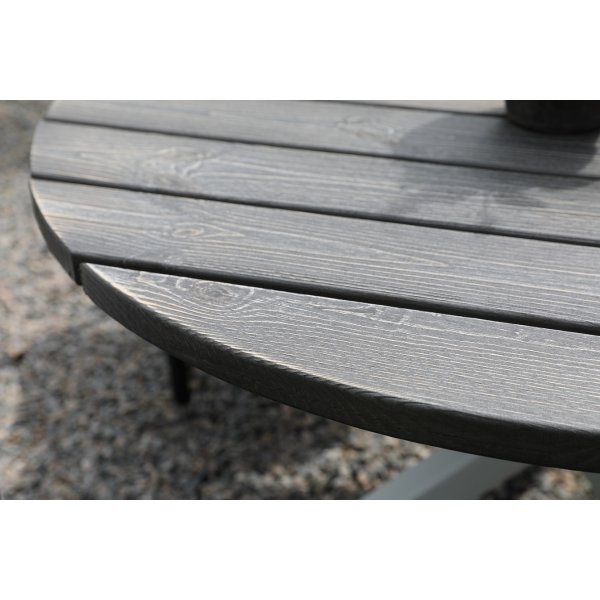 Scottsdale eettafel 112 cm - Shabby Chic Grijs/Wit