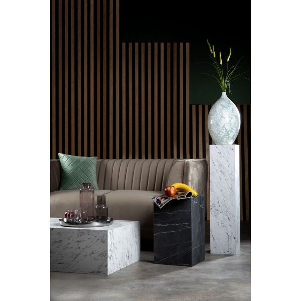 Stone sidobord 50 cm - Svart marmor (Laminat) Stone sidobord 50 cm - Svart marmor (Laminat)