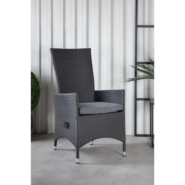 Padova karmstol - Svart/Grå Padova karmstol - Svart/Grå