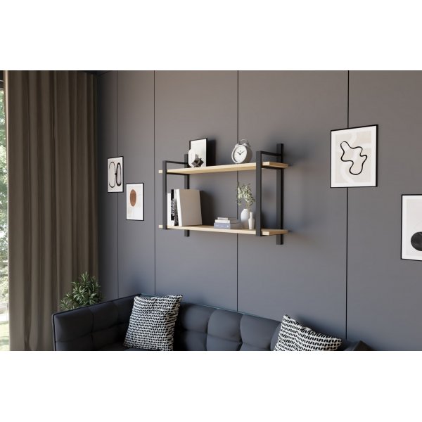 Abat wandplank Saffier eiken