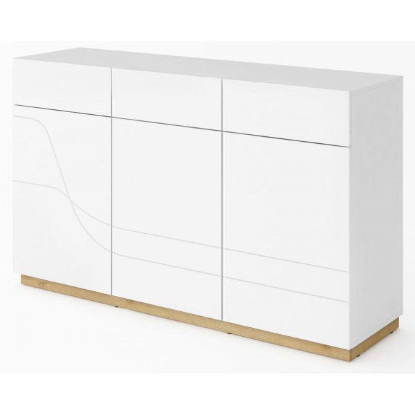 Dayna sideboard - Vit/riviera ek