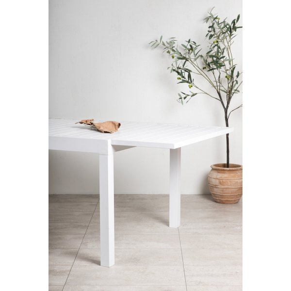 Marbella matbord 160 x 100 cm - Vit