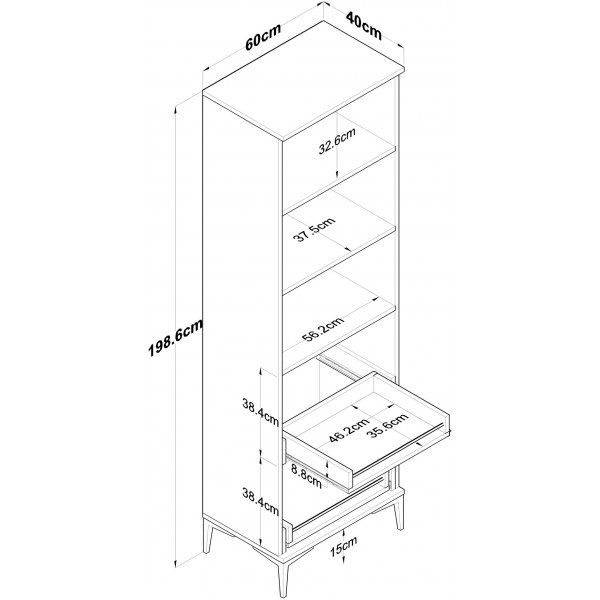 Armoire Jericho 110 - Blanc Armoire Jericho 110 - Blanc