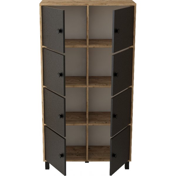 Vilamo skåp 59 - Furu/svart Vilamo skåp 59 - Furu/svart