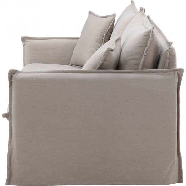 Nova 3-sits soffa - Brunt linne Nova 3-sits soffa - Brunt linne