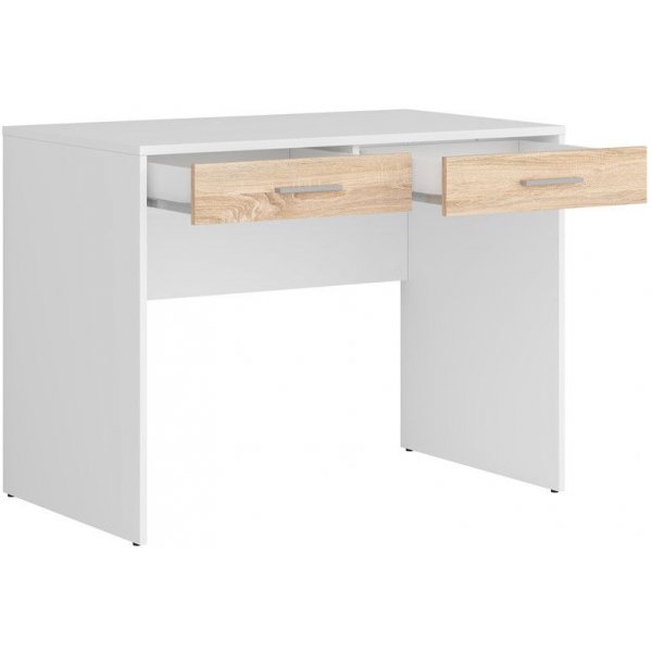 Norbo skrivbord - Vit/ek