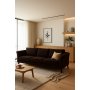 Soffa Roma 204 cm - Mrkbrun