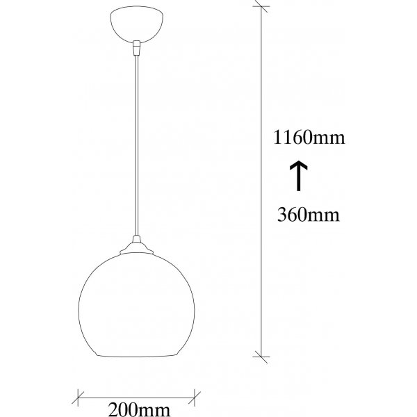 Plafonnier Camini 869 - Noir/miel Plafonnier Camini 869 - Noir/miel