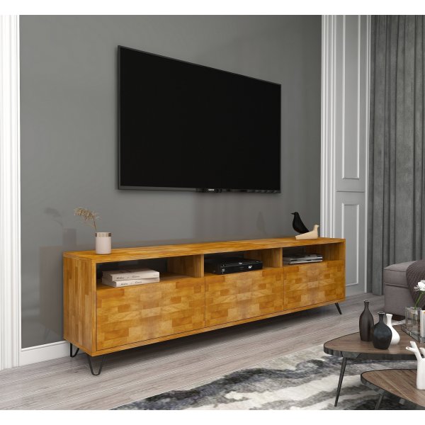 Holly TV-bänk - Ek Holly TV-bänk - Ek